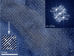 HRTEM image of HAp nanocrystals