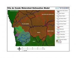 Watershed delineation model