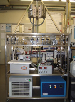 Bench-scale testing rig for VOC oxidation catalysts